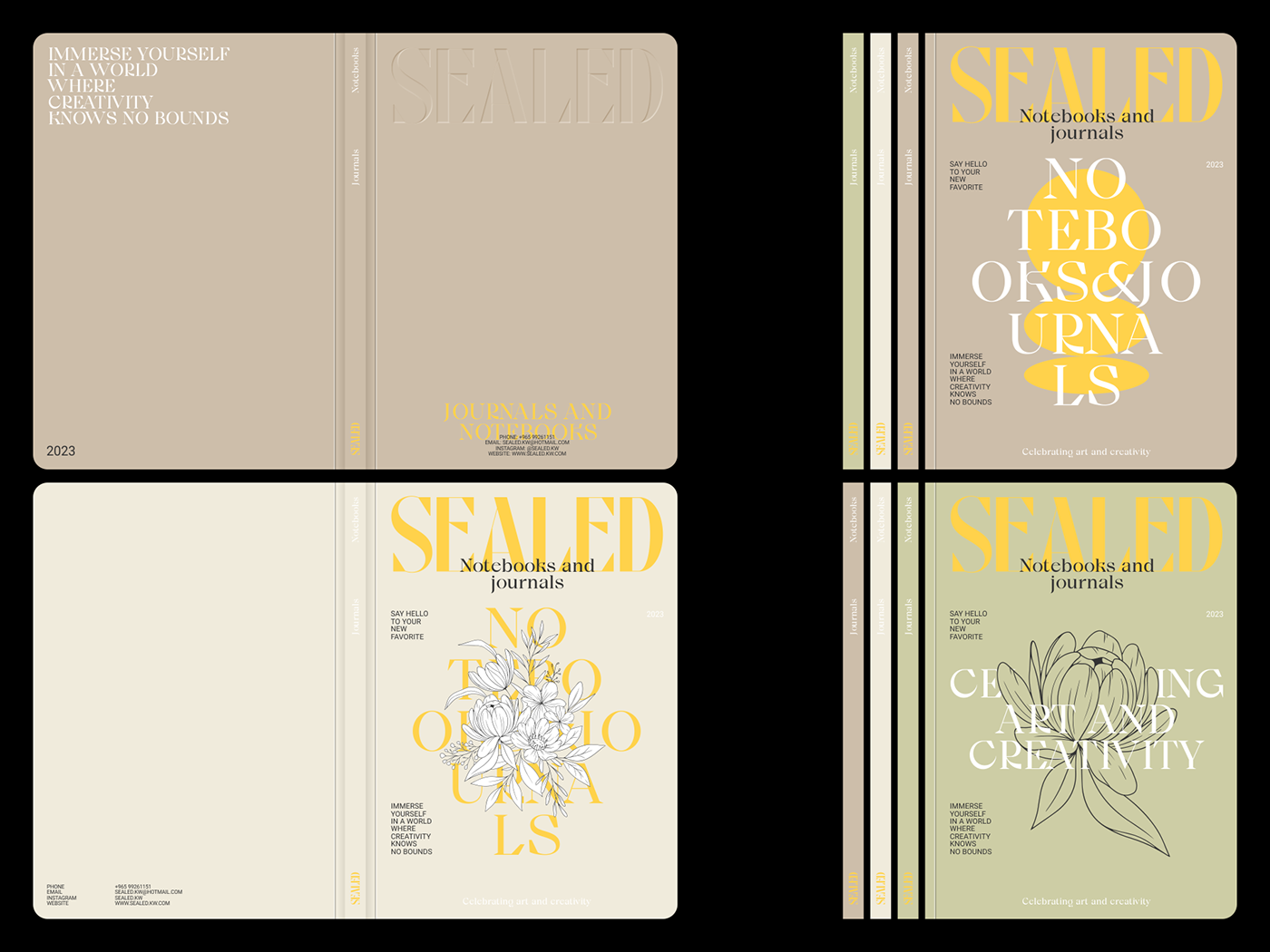 logo visual identity Graphic Designer branding  typography   notebooks journal planner print book