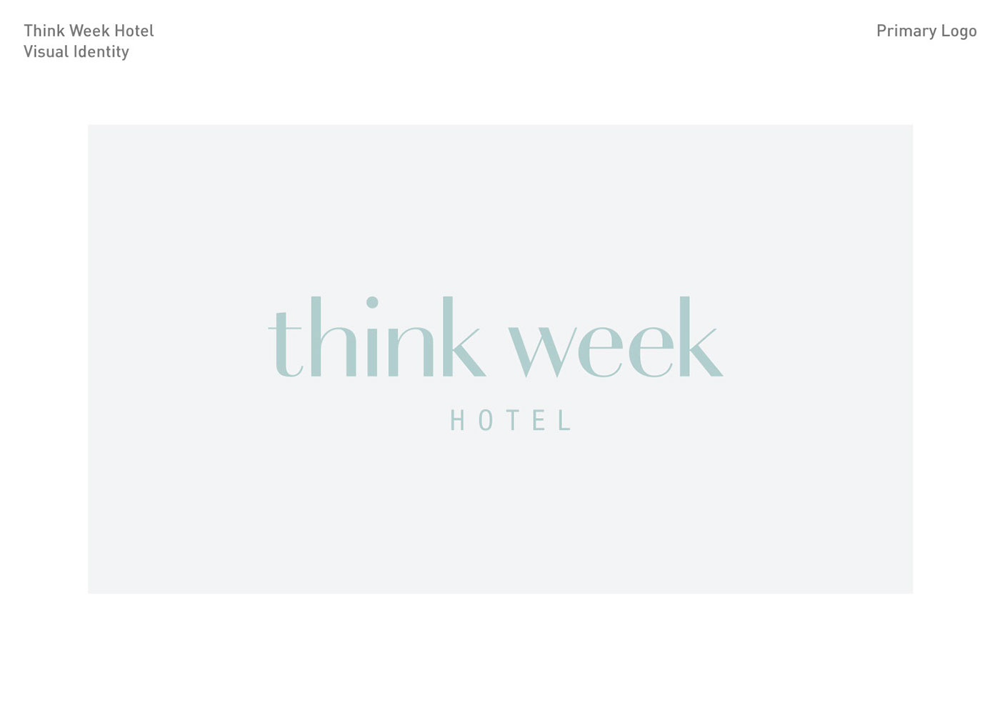Hotel Branding branding  bxdesign hotel brand identity logo thinkweek thinkweekhotel