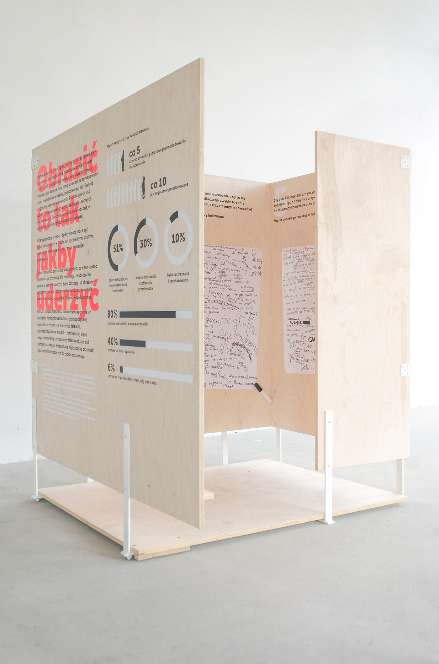 data visualization plywood infographics game Stand interactive Analog Tools real-time student graduation