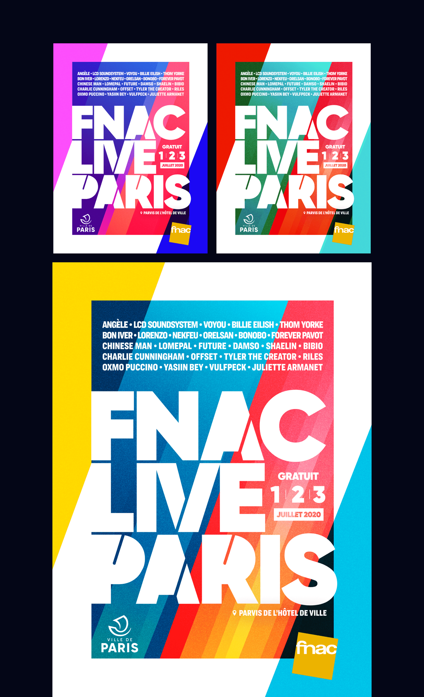 art direction  colors festival graphic design  music Music Festival poster print typography  