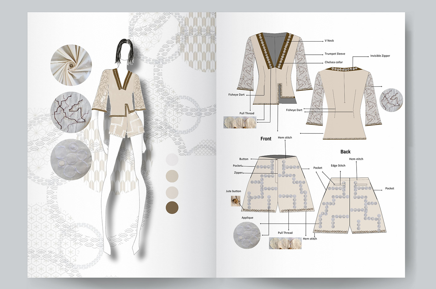 raasleela surfacedesign Lookbook fashionillustration fashion design textile Fashion  design ILLUSTRATION  surfacemanipulation