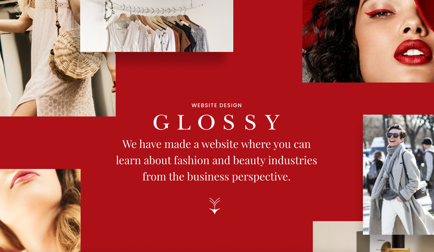 beauty design Fashion  Figma media news pop Website
