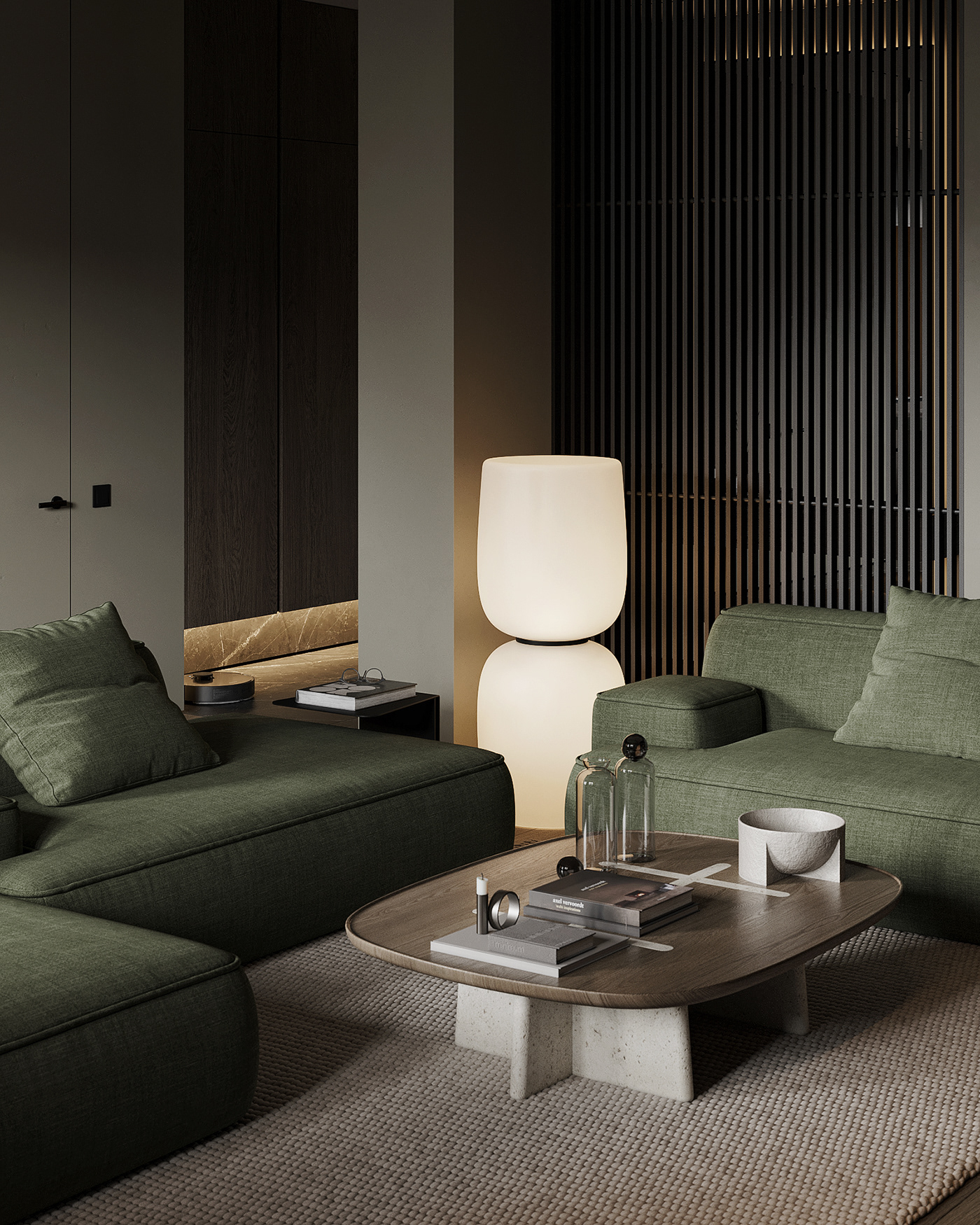 Interior interior design  modern 3ds max corona visualization kitchen living room CGI design