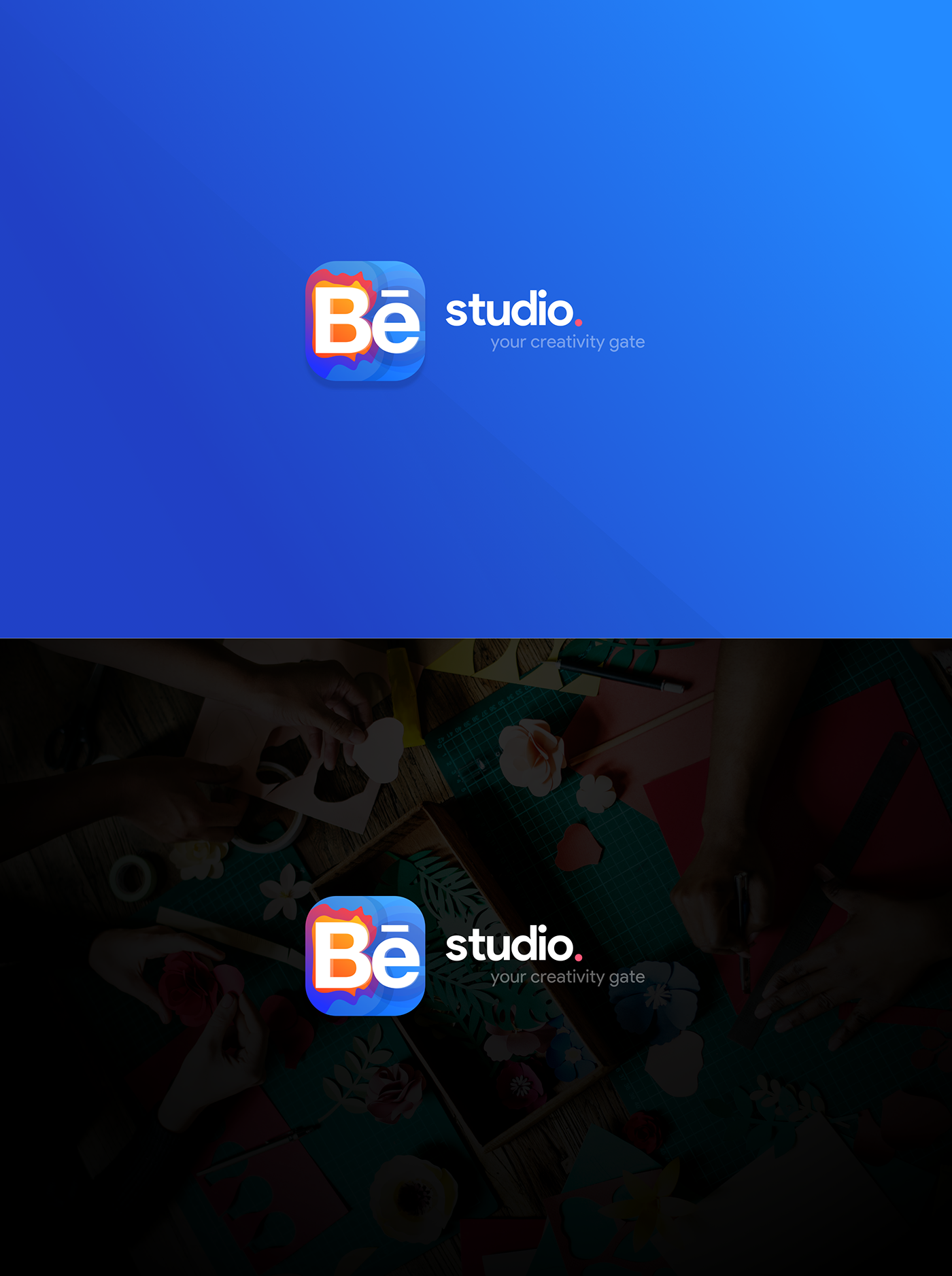 Behance Studio App Concept Brand Identity & UI/UX