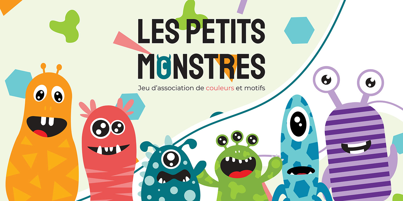 ILLUSTRATION  Packaging monsters kidsgamedesign