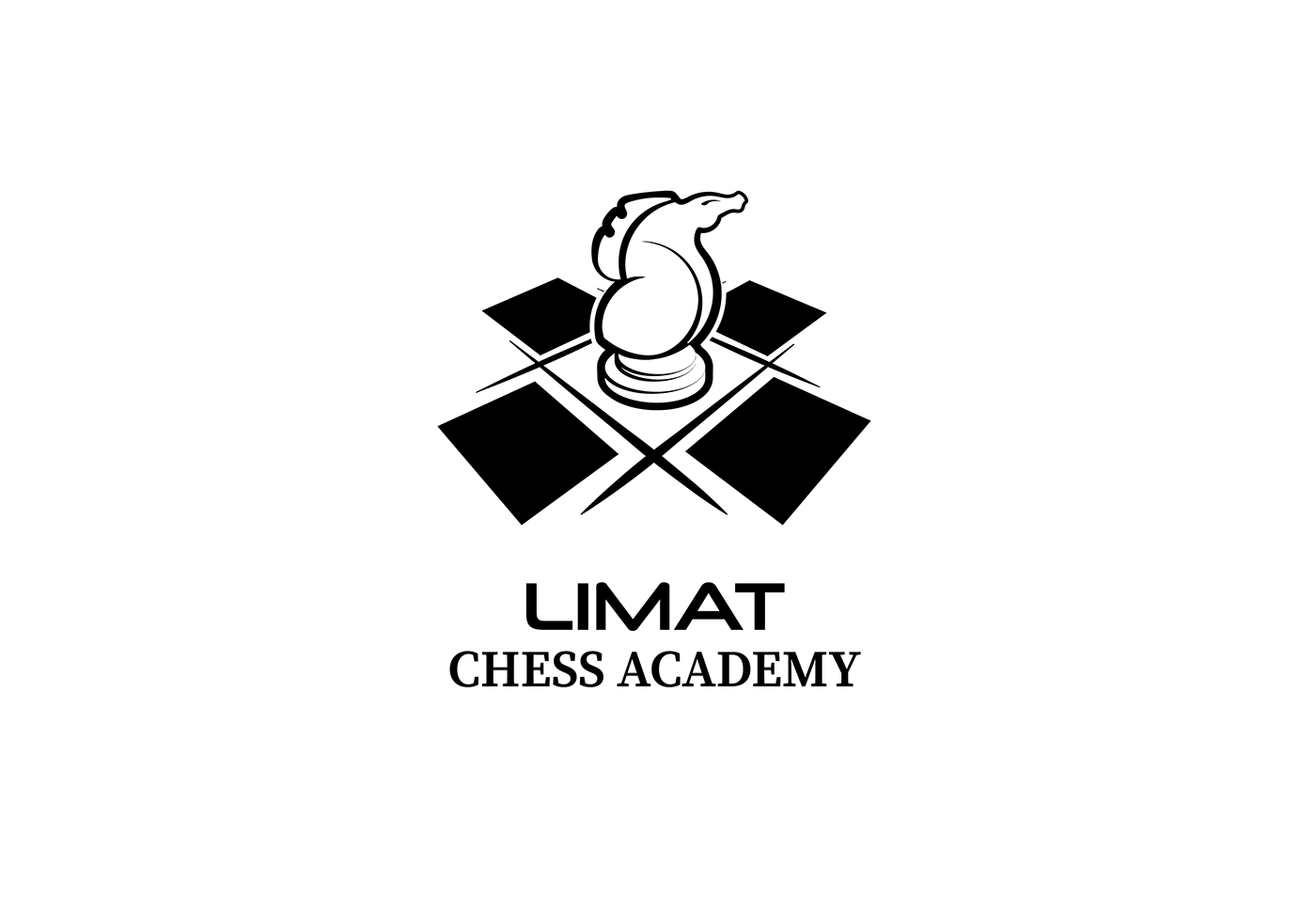 graphic Logo Design vector logo minimalist modern chess Chess logo chess board knight logo Chess Academy