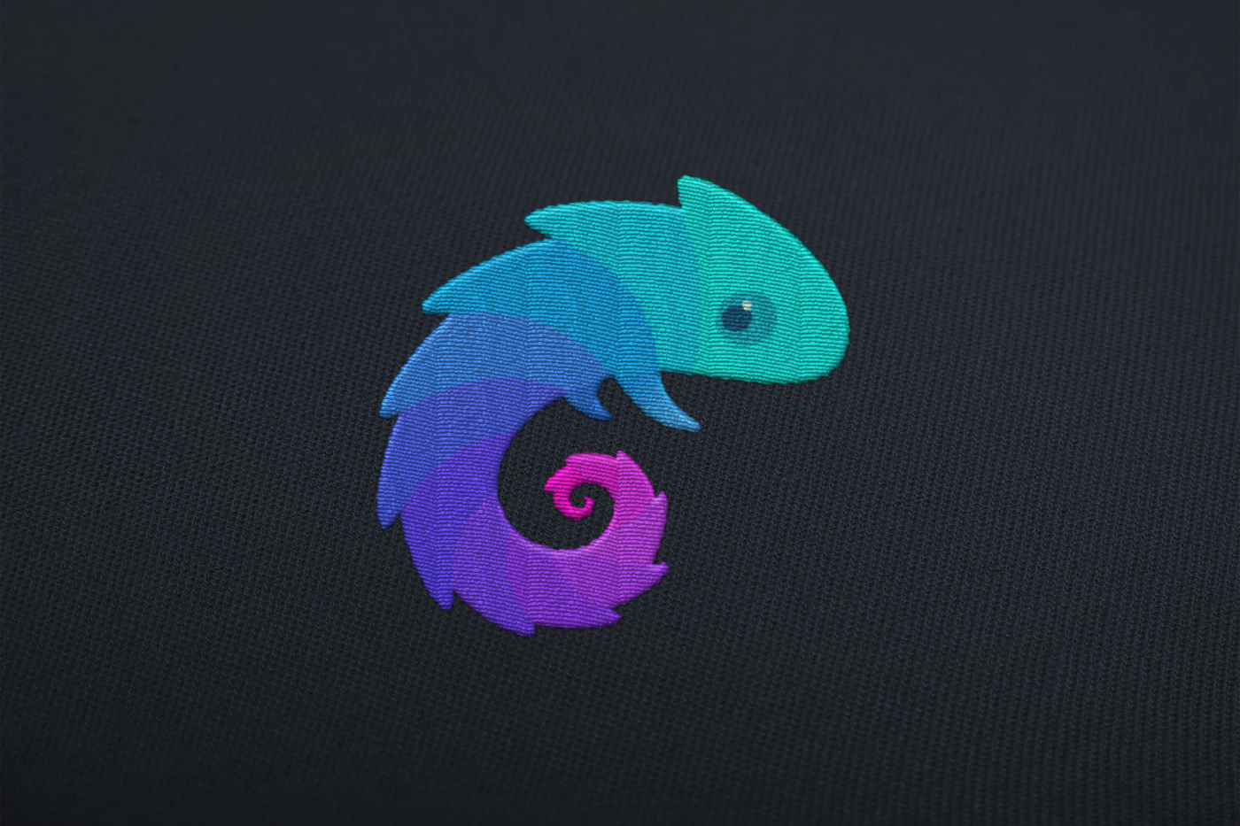 chameleon Golden Spiral Spiral Golden Ratio logo identity Gaming Entertainment custom-made logotype Logotype