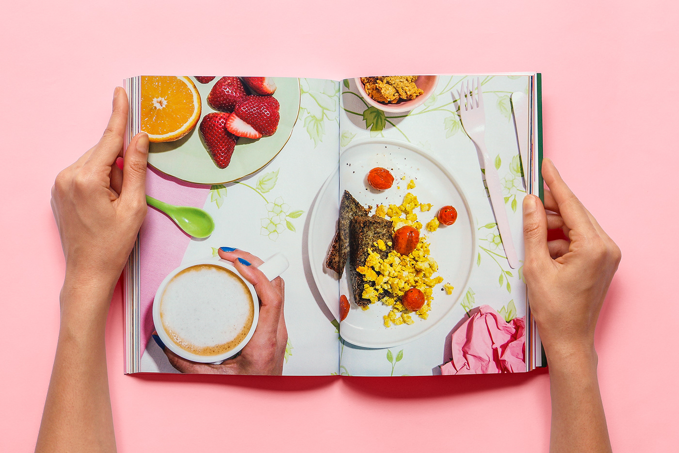 vegan colorful Food  book foodstyling asis argentina color spread veganism