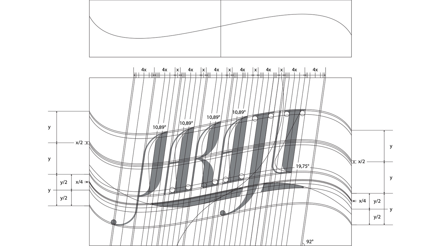 logo design grid vector sketch Civil Construction brand branding  Illustrator Calligraphy  