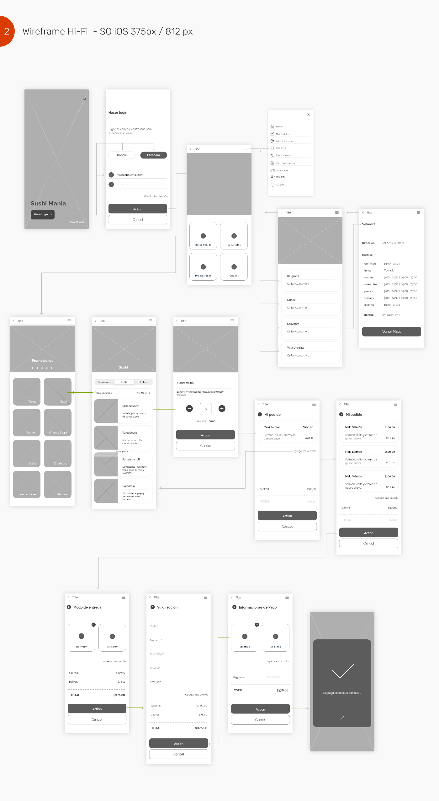 Adobe XD app web information architecture  ios Mobile app prototipo Sushi ui ux user experience Web Design 