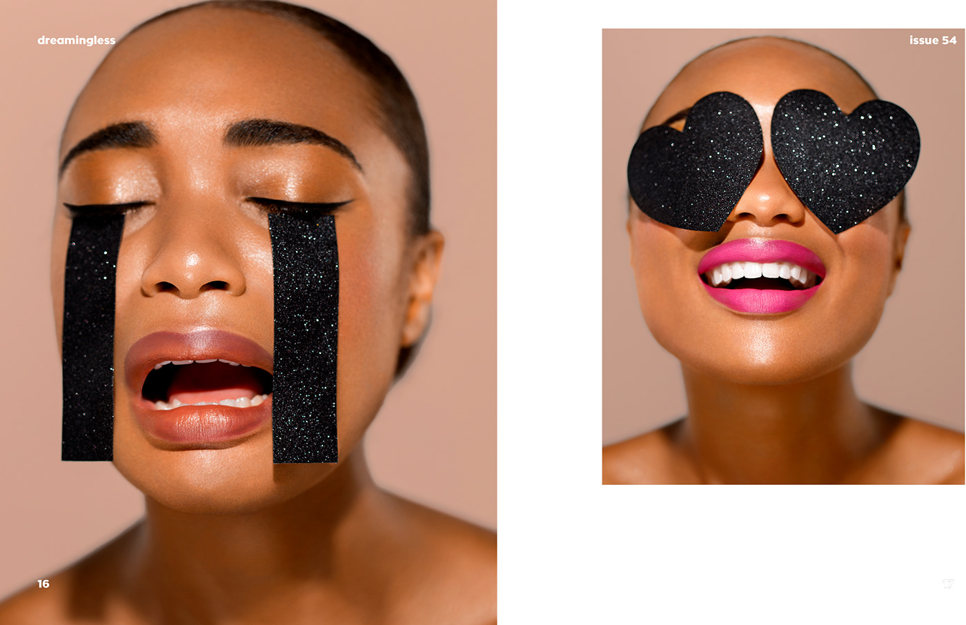 beauty conceptual editorial Emojis Fashion  makeup Mode Montreal portrait