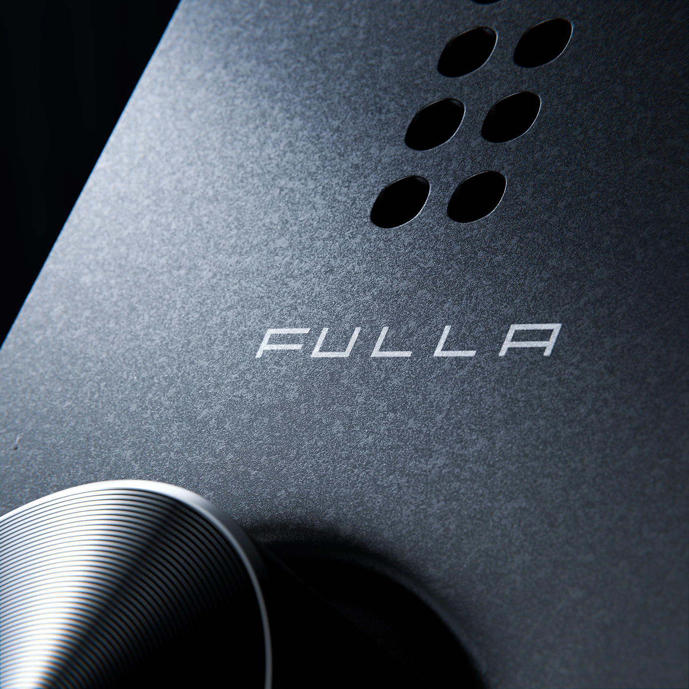 Schiit Audio DAC/AMP combo in this closeup of the stunning CGI render that is quality crafted  