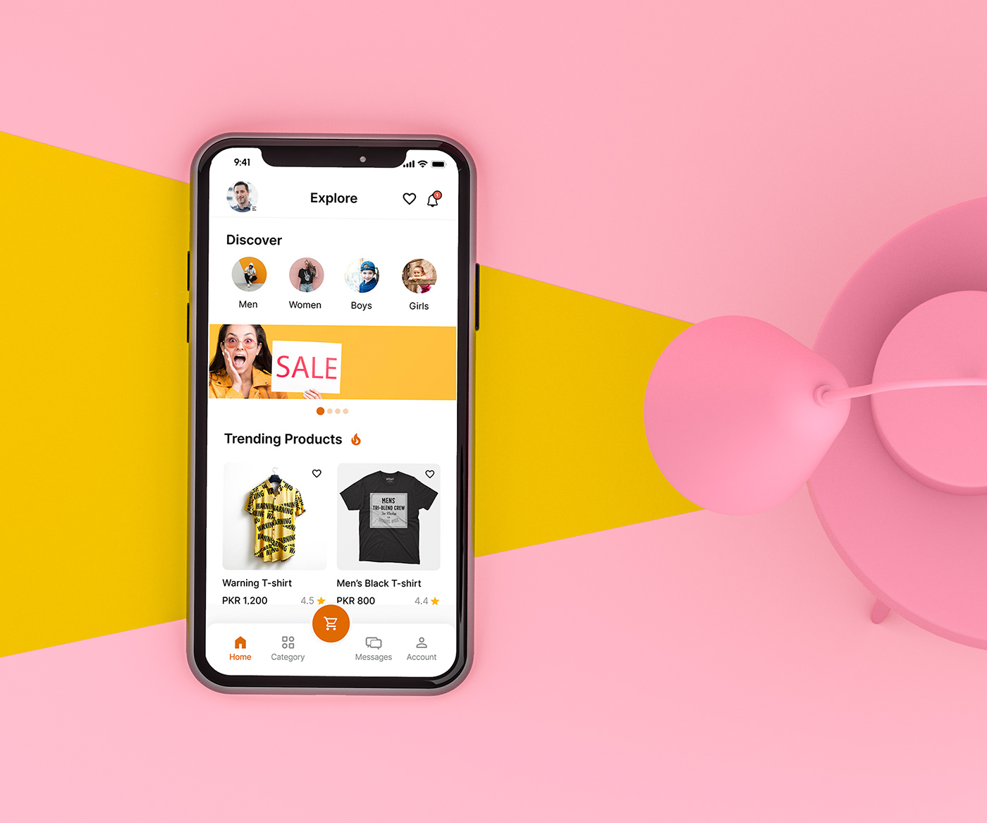 Marketplace App clothes Figma ui design user experience app design iOS app design android app design