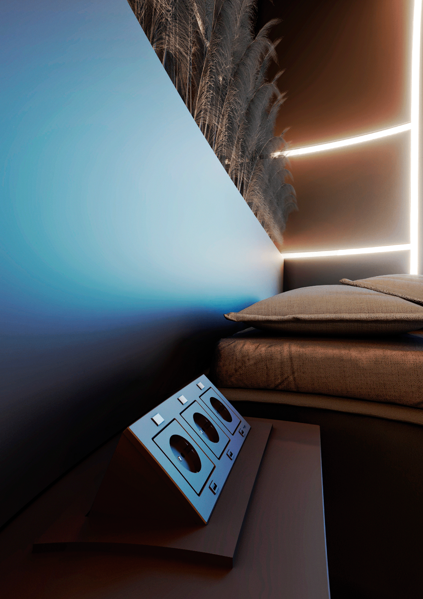 apartment Interior design architecture visualization future Odessa Space X interior design  дизайн интерьера