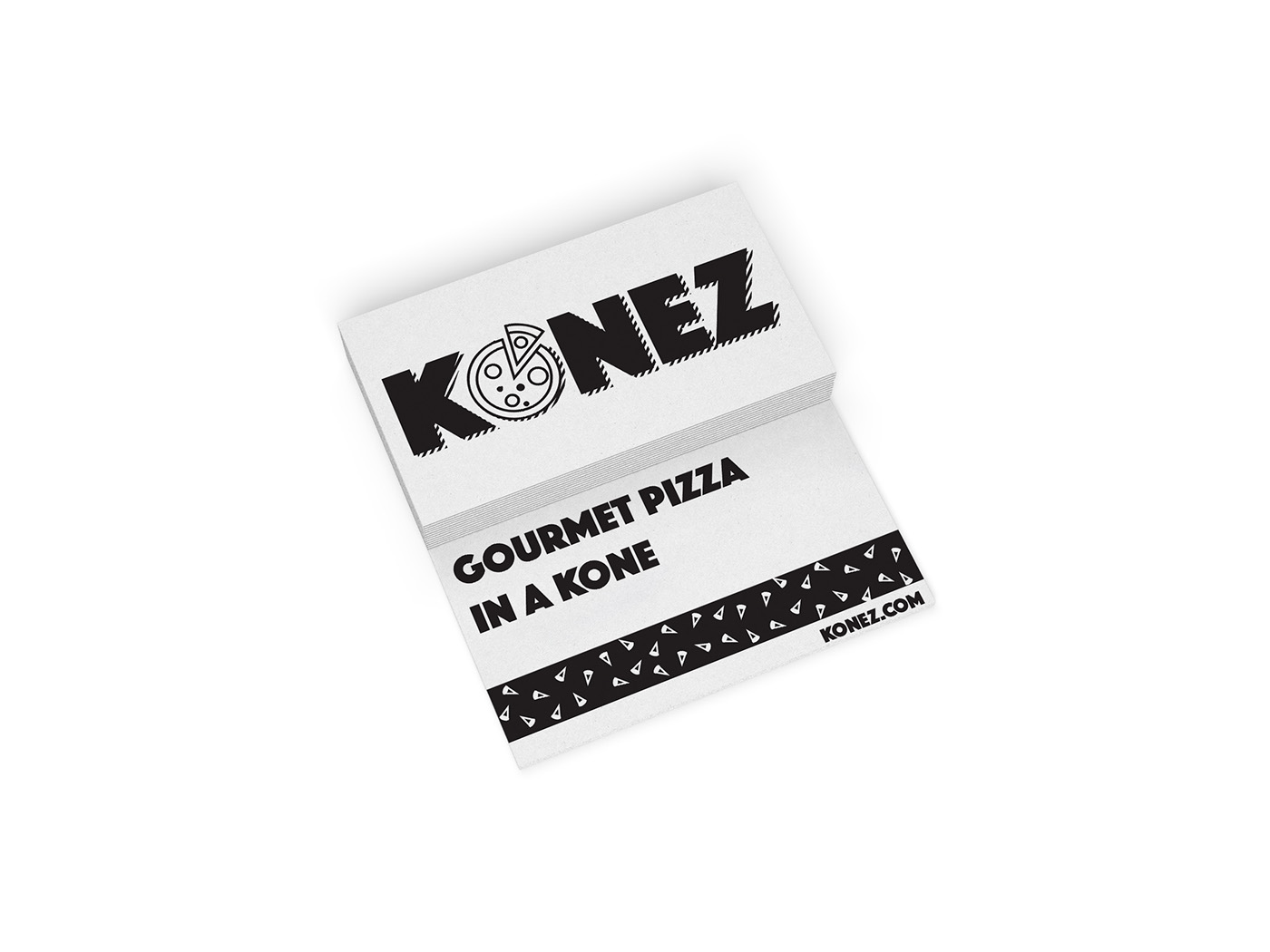 food truck design concept menu design konez pizza cones