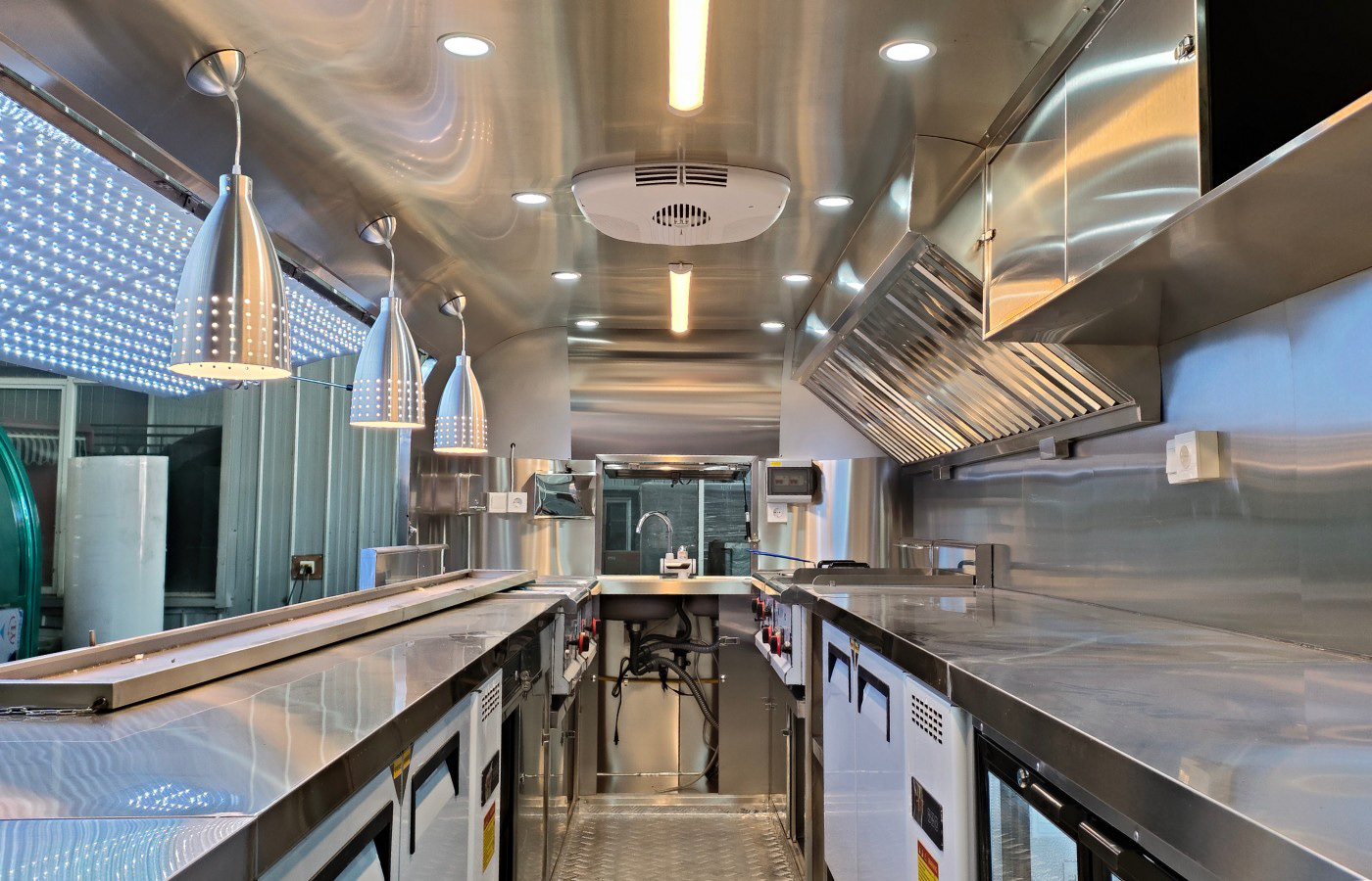 Airstream Food Trailer Interior