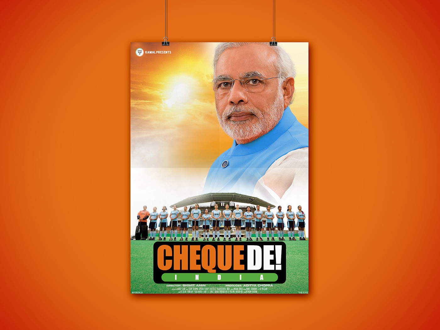 cretive movie poster design Modi NarendraModi BJP poltics Polticians