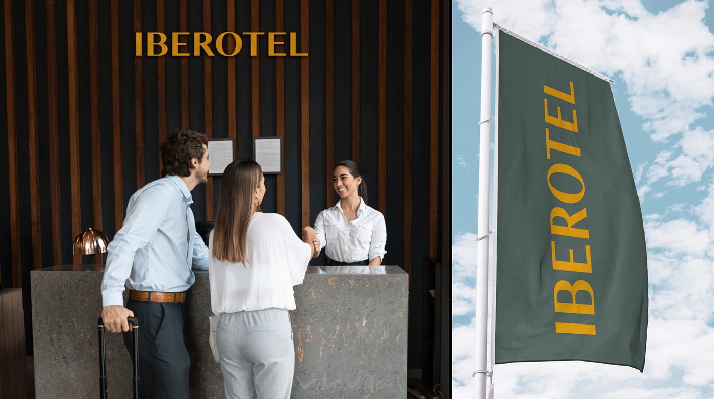hotel logo Hospitality iberotel identity hostel luxury