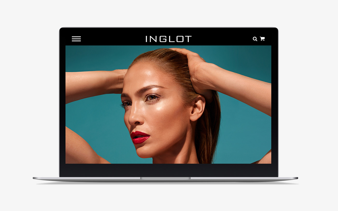 Inglot cosmetics e-shop ux art direction  e-commerce beauty Online shop