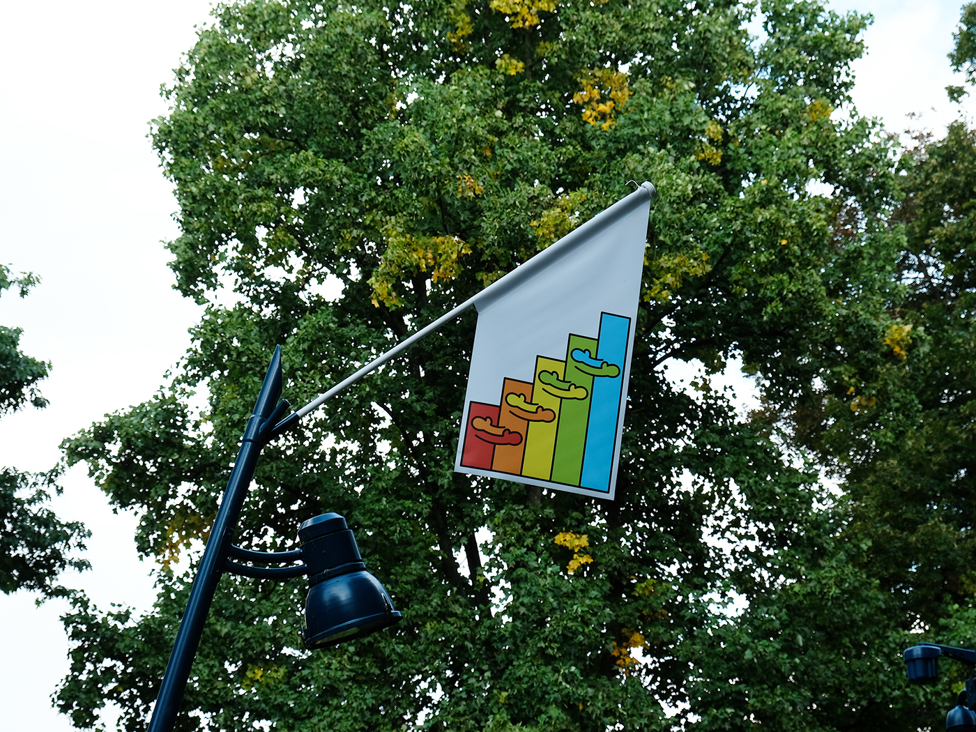 Graphic Matters more hugs Ken Lo flags public art community peace breda Netherlands