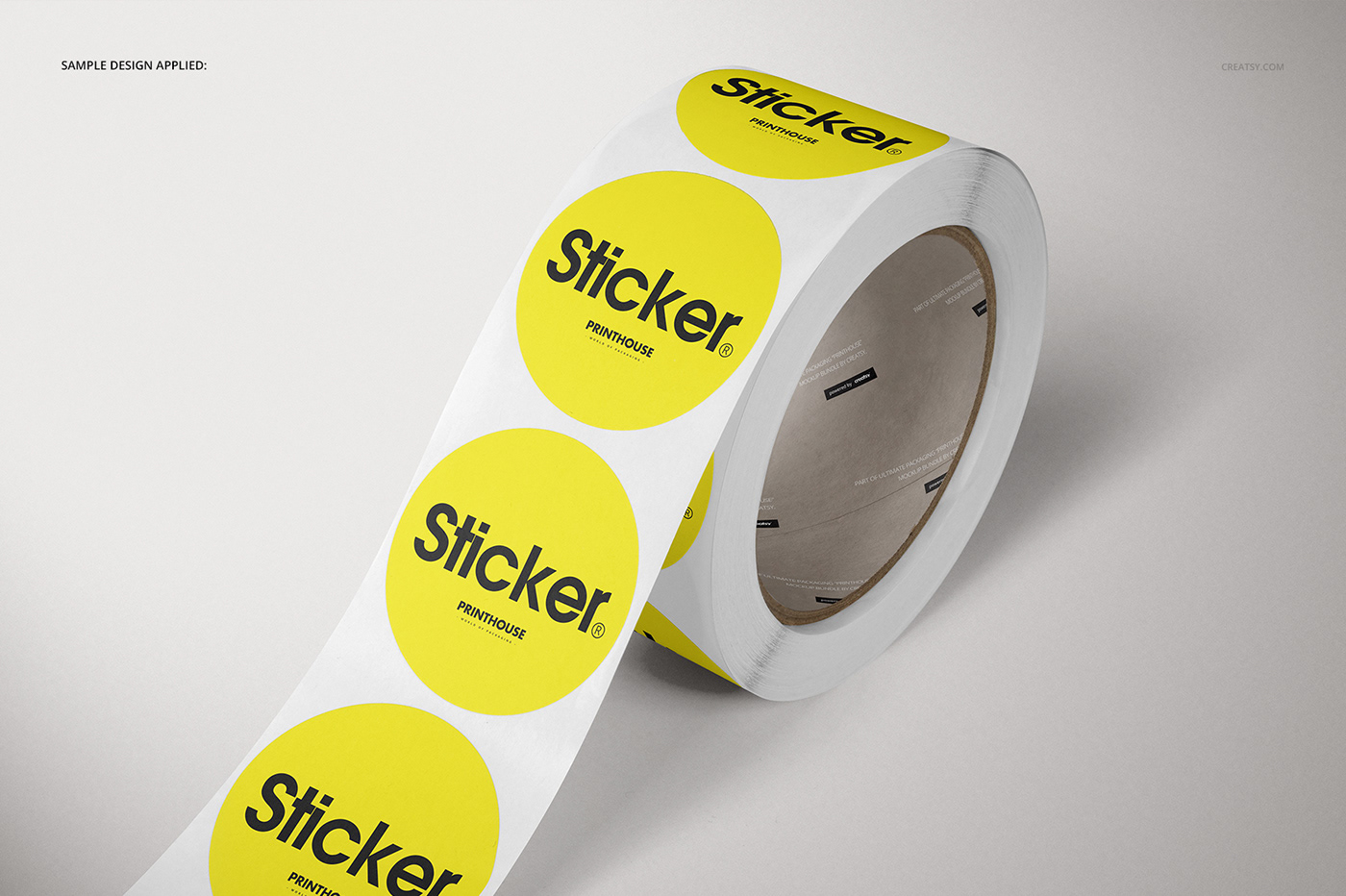 mock-up Mockup mockups template tape stickers Promotional Packaging sticker