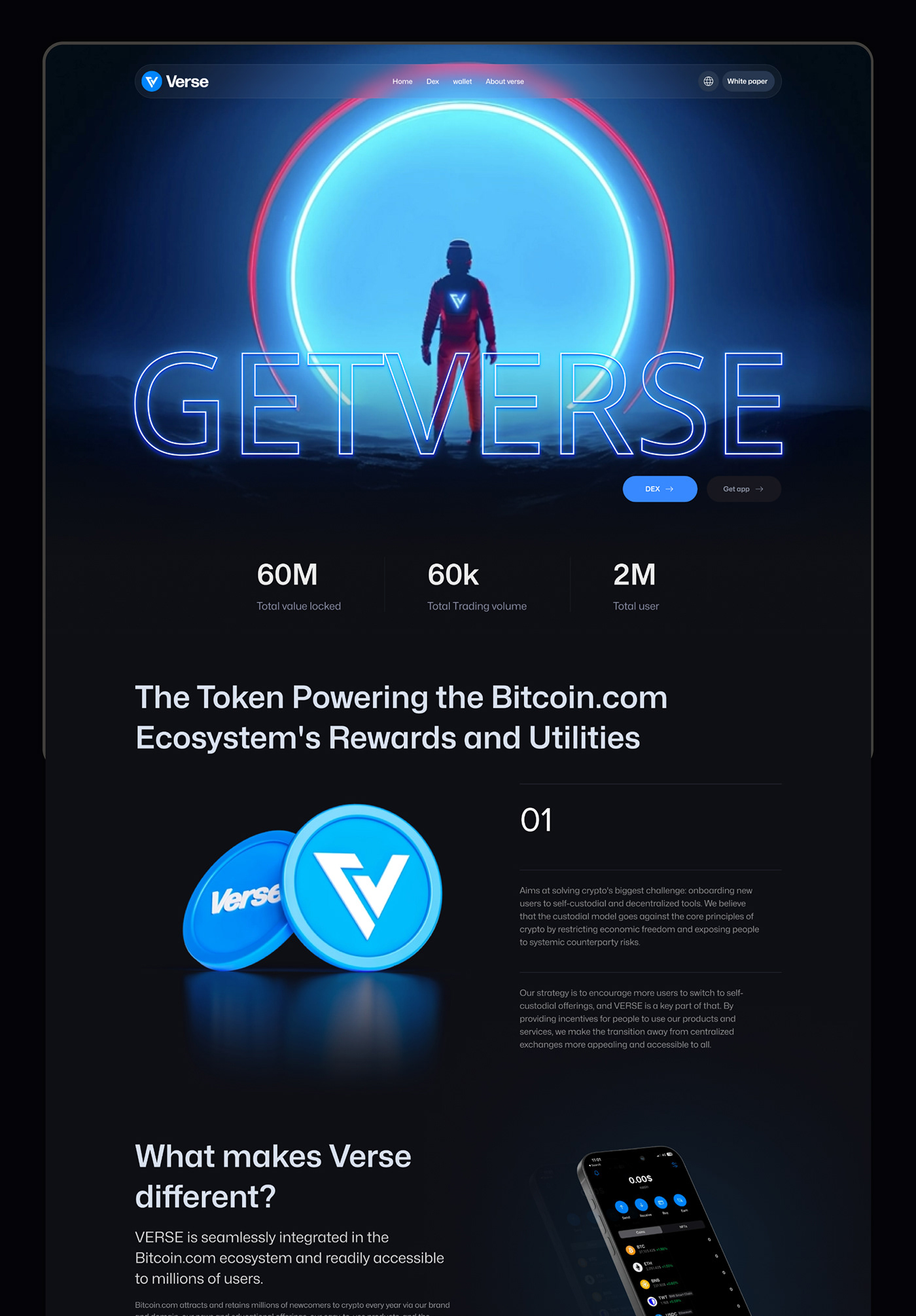 crypto cryptocurrency landing page Website Design Web Design  token crypto website DEX uiuxdesign ecosystem
