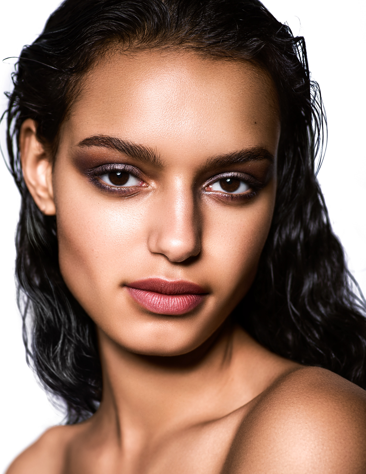 beauty model studio retouch lighting portrait macro