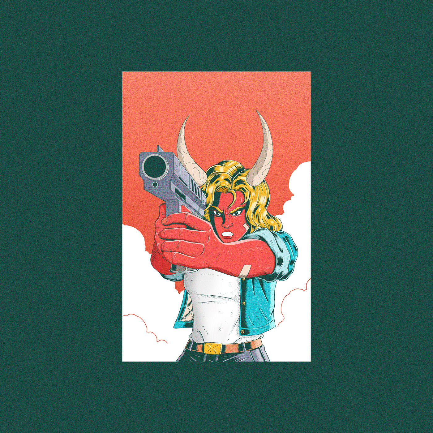 ciberpunk   comic devil lettering loor nicolas poster siren song storytelling  