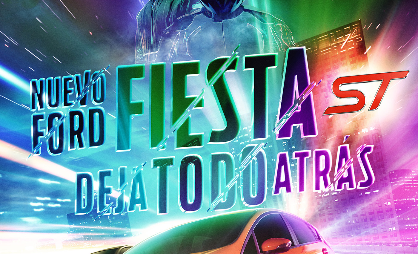 Ford car lights speed Drag color fiesta