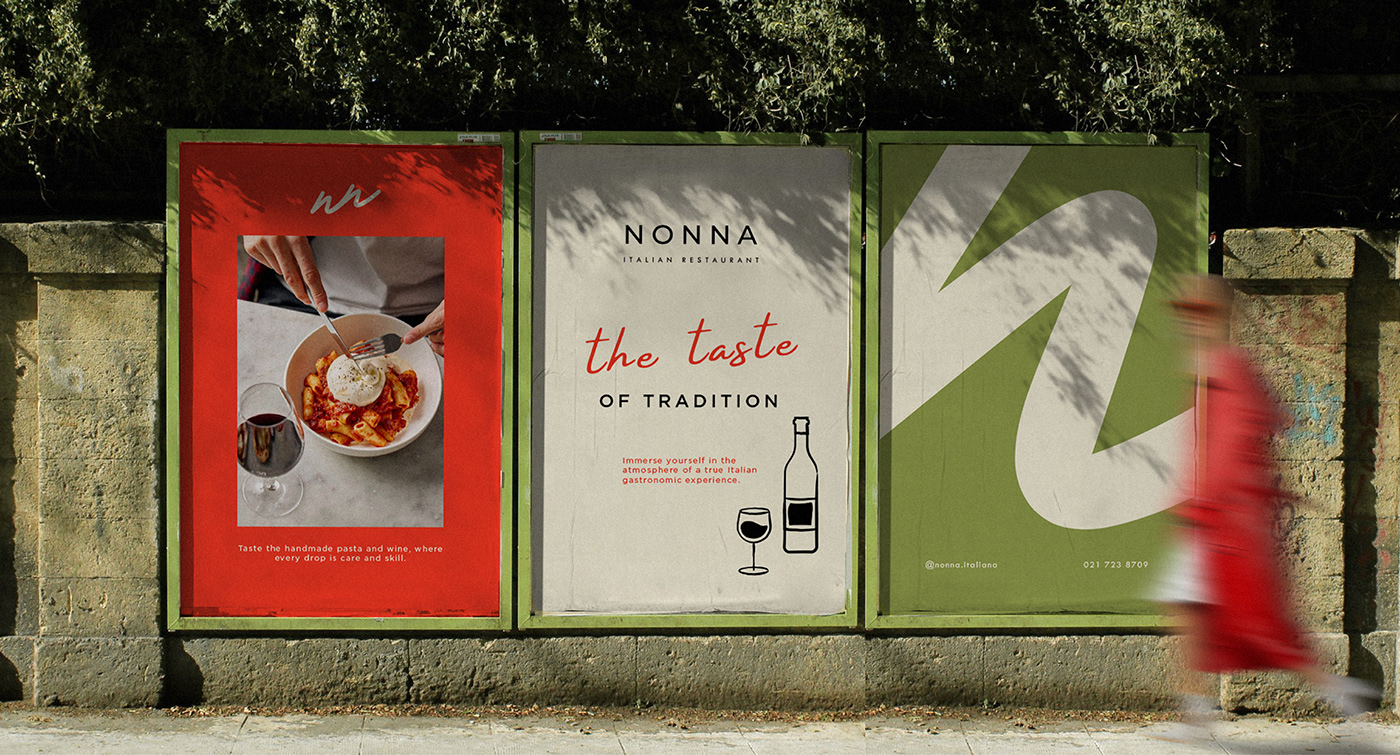 brand identity restaurant italian Restaurant Branding illustrations menu poster wine Pasta logo