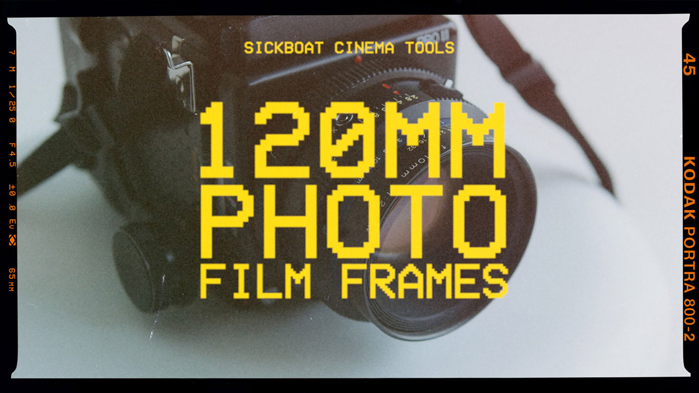 120mm photo film frame