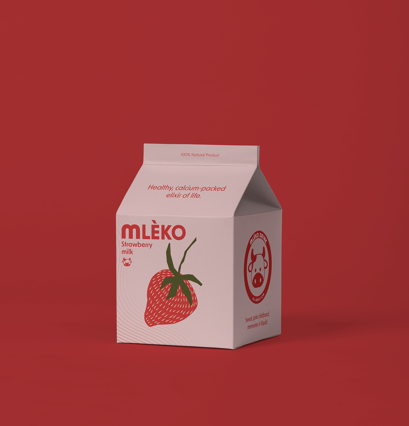 graphic design  milk packaging ILLUSTRATION  Procreate branding 
