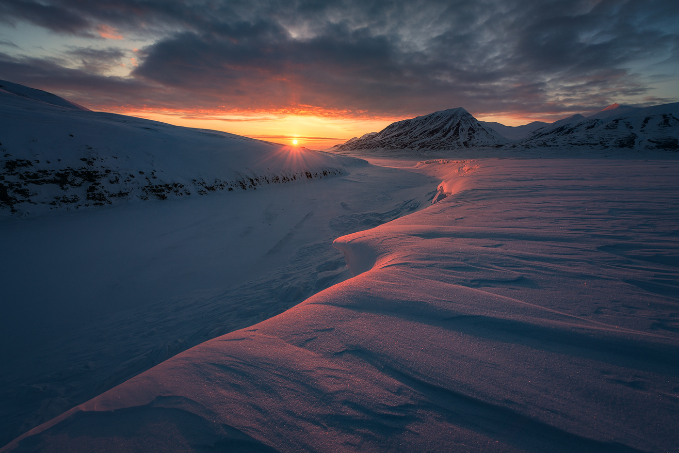 Svalbard Spitsbergen winter Arctic norway Nature Landscape frozen Travel adventure