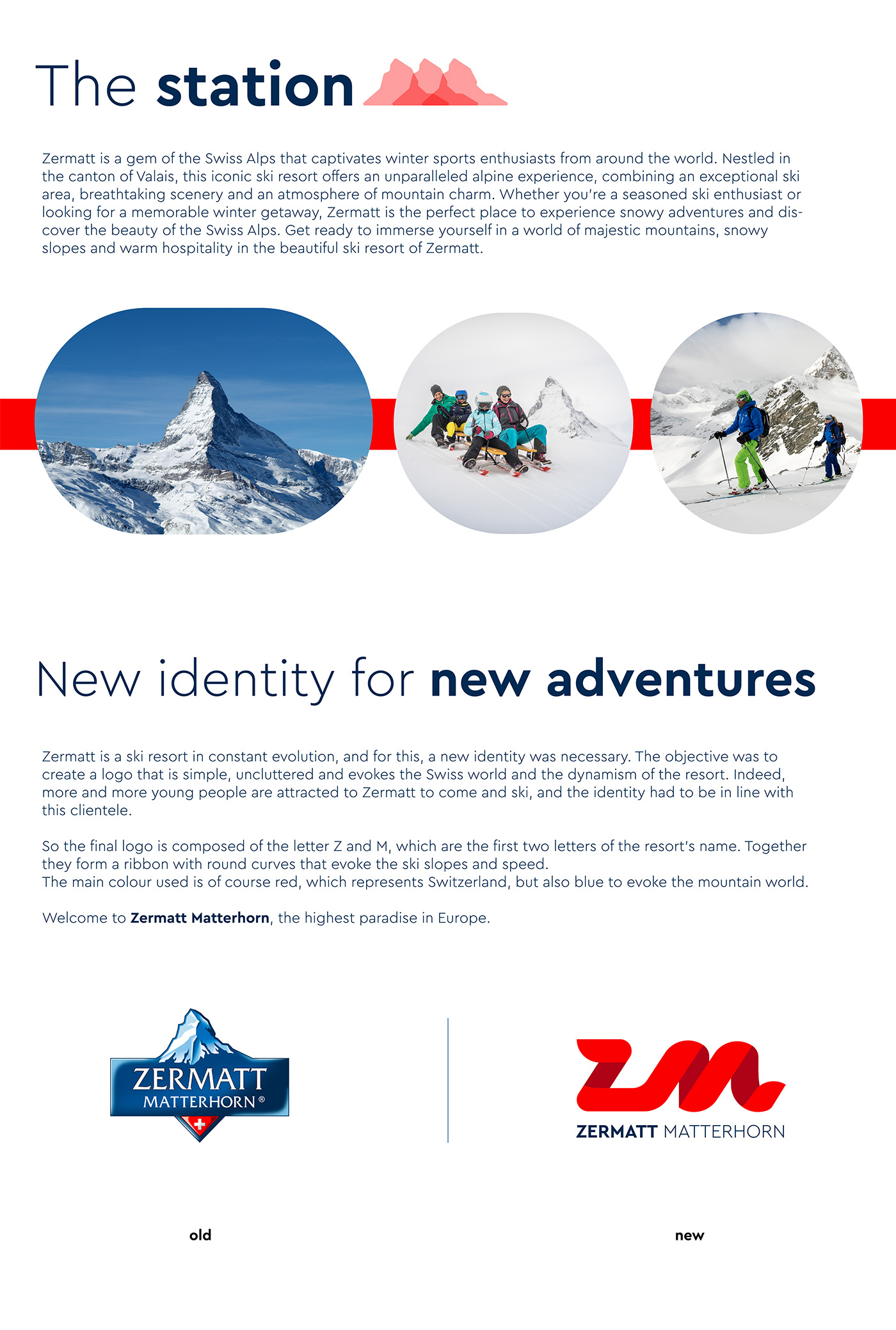 brand identity identity Logo Design Logotype Outdoor Rebrand rebranding Ski visual design visual identity