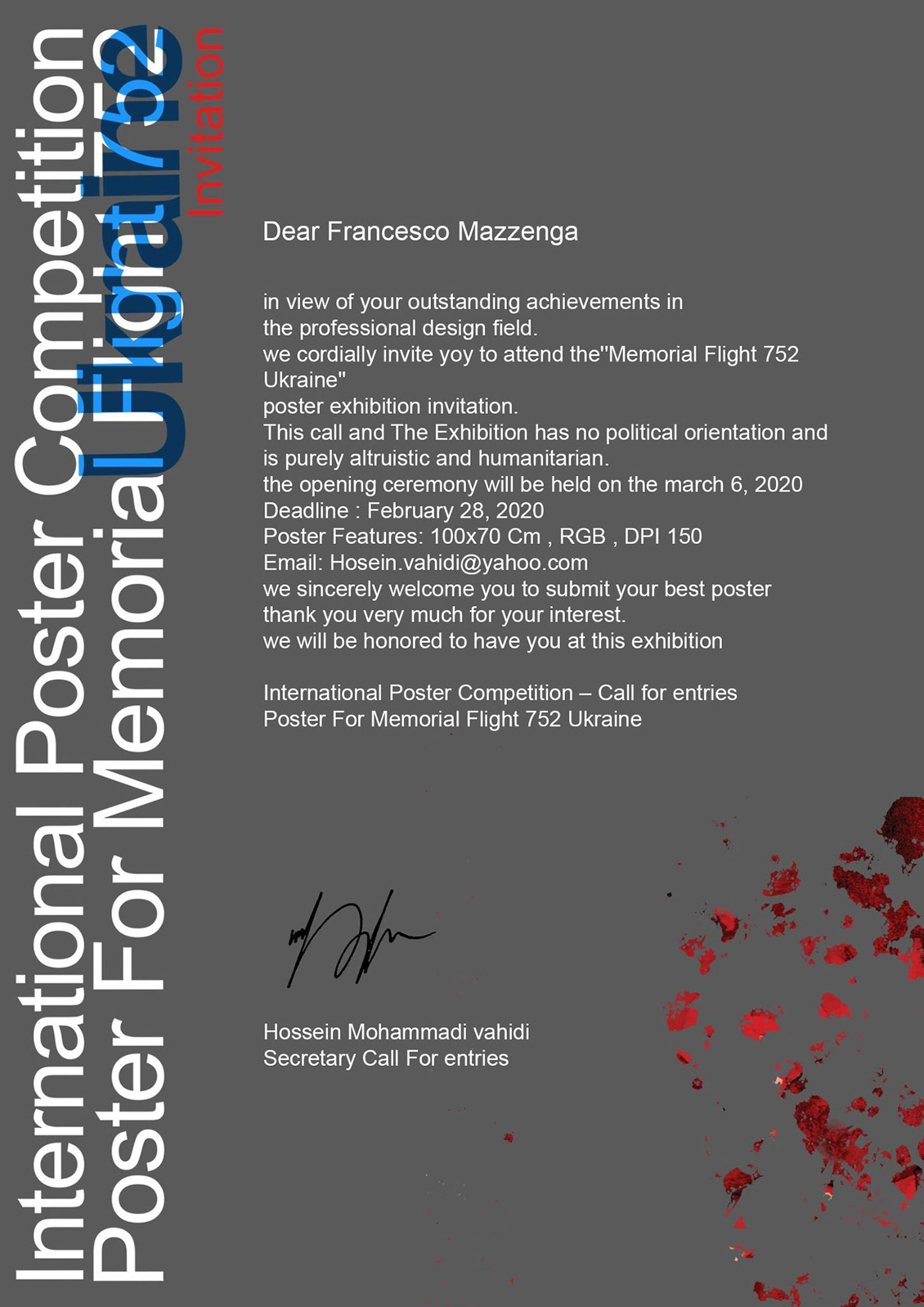 752 ukraine design flight Francesco Mazzenga poster posterdesign