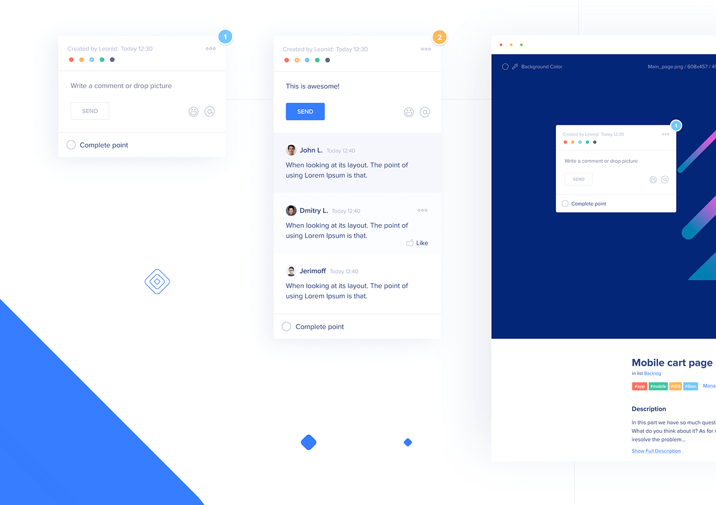 teampaper UI ux motion interaction Interface team animation  Web Design  task manager