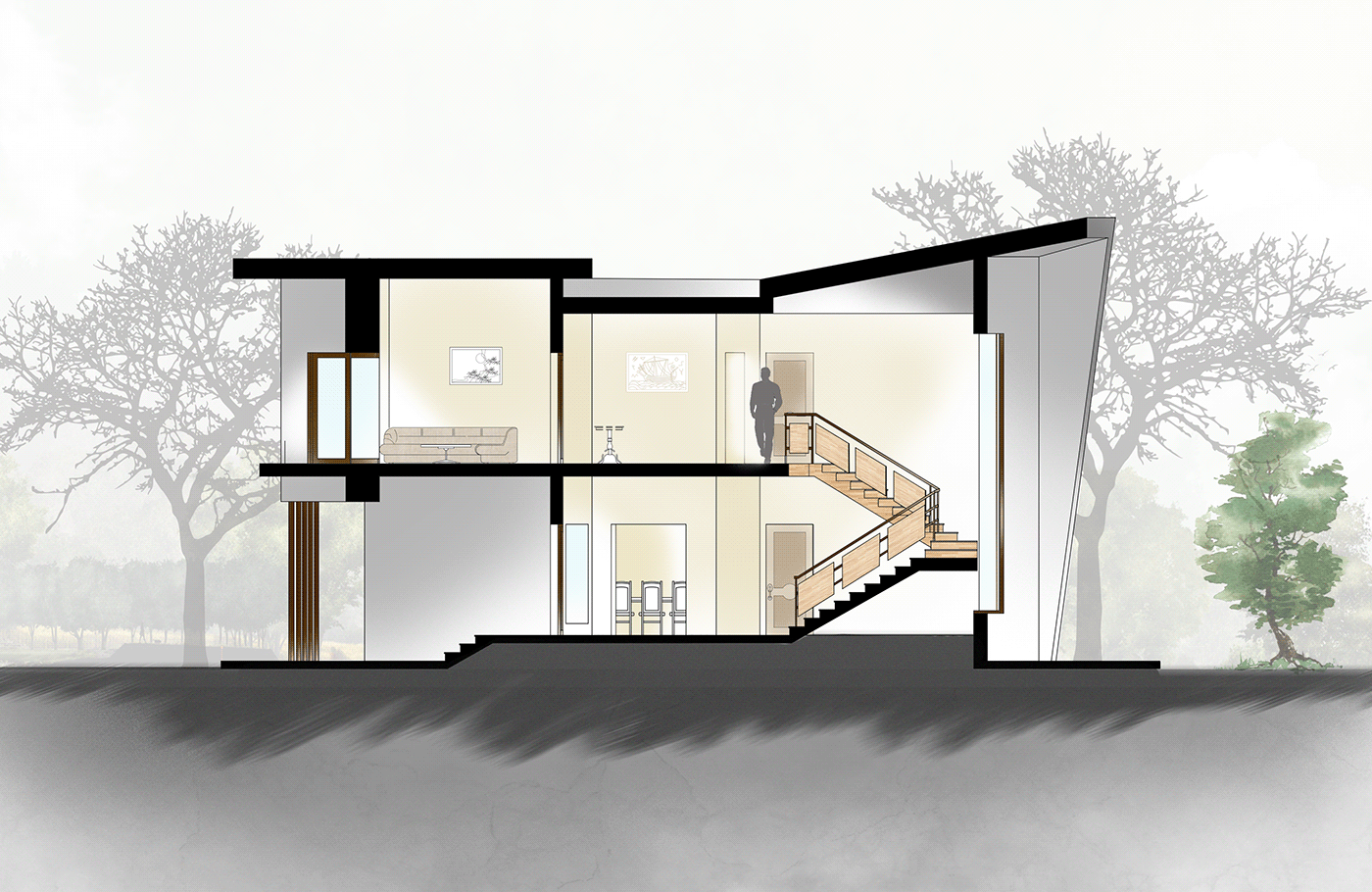 architecture design future ideas modern module Vila Villa visualization