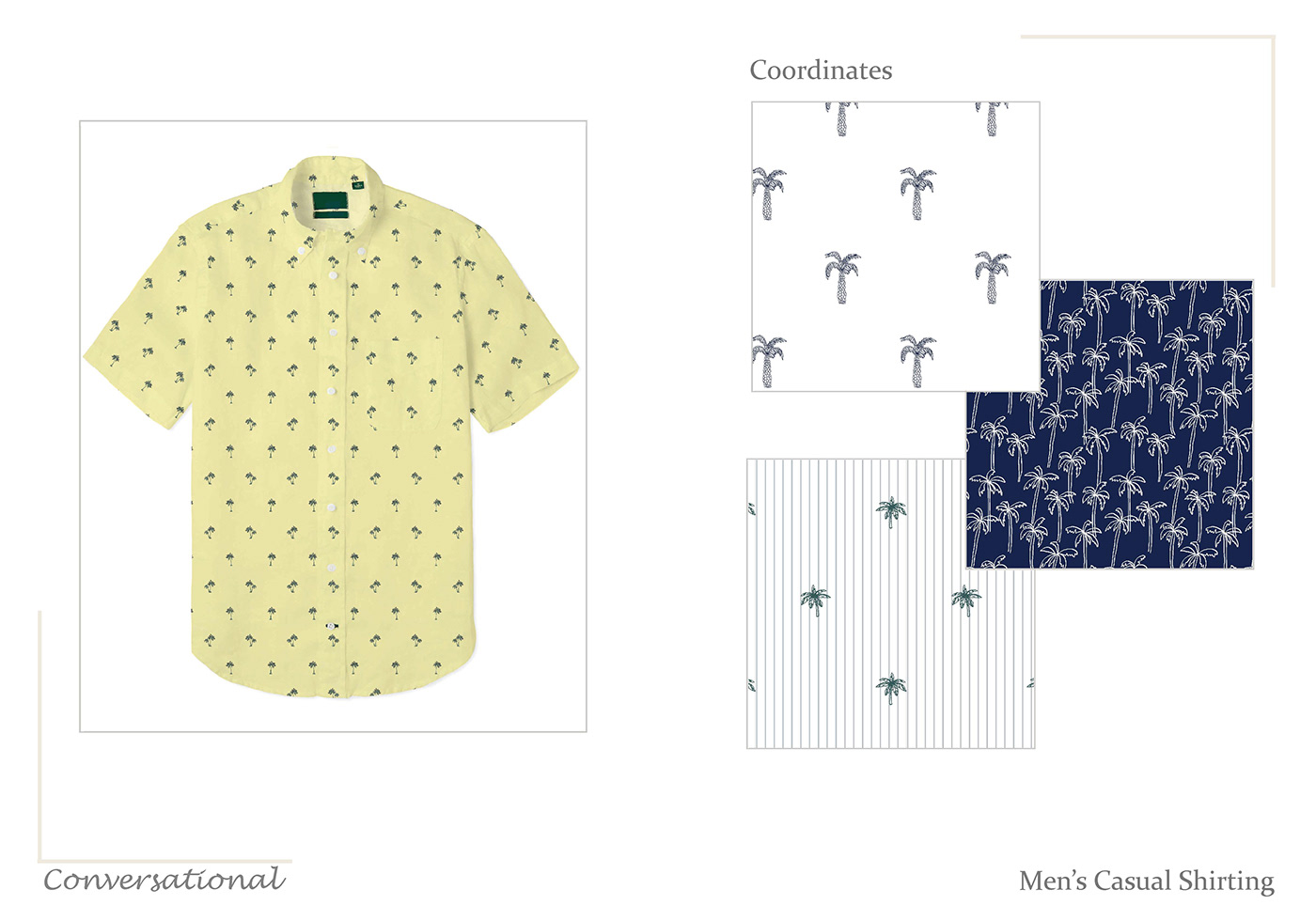conversational Menswear prints Holiday