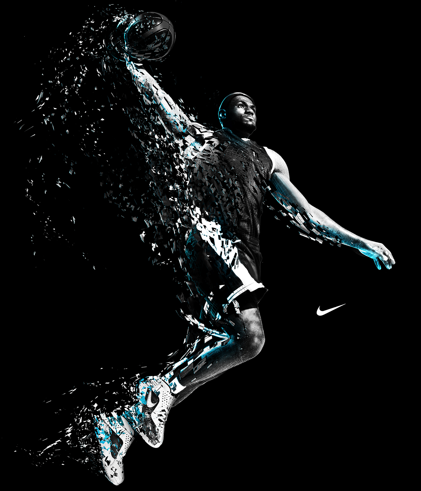 Nike t-shirt apparel kobe LeBron basketball crisvector