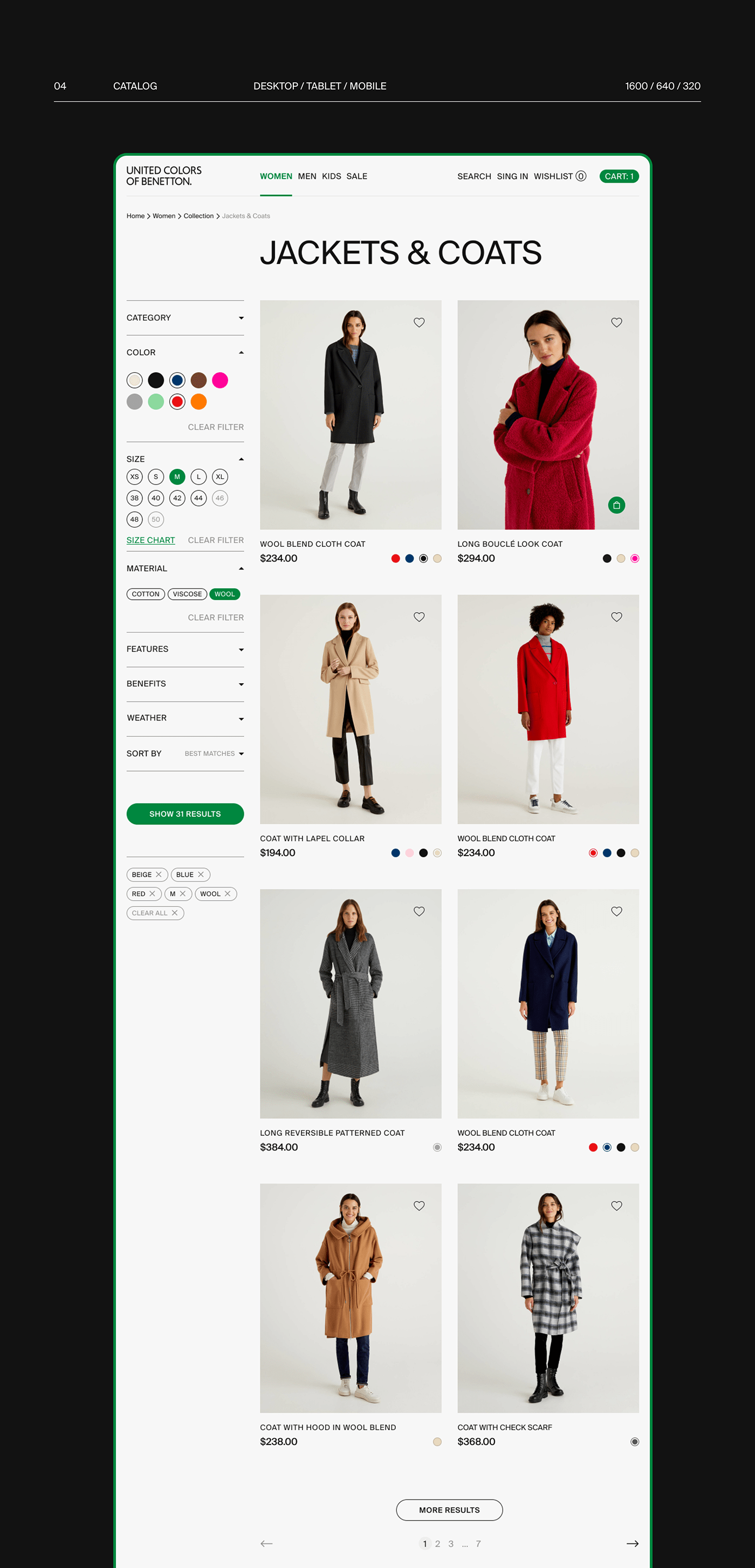 concept e-commerce Figma online store redesign ui design UI/UX uiux Web Design  Website
