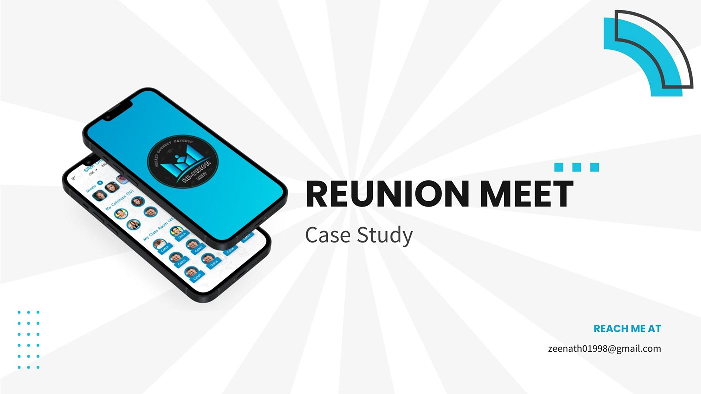 UI/UX app app design Case Study college reunion friends ux UI UX design