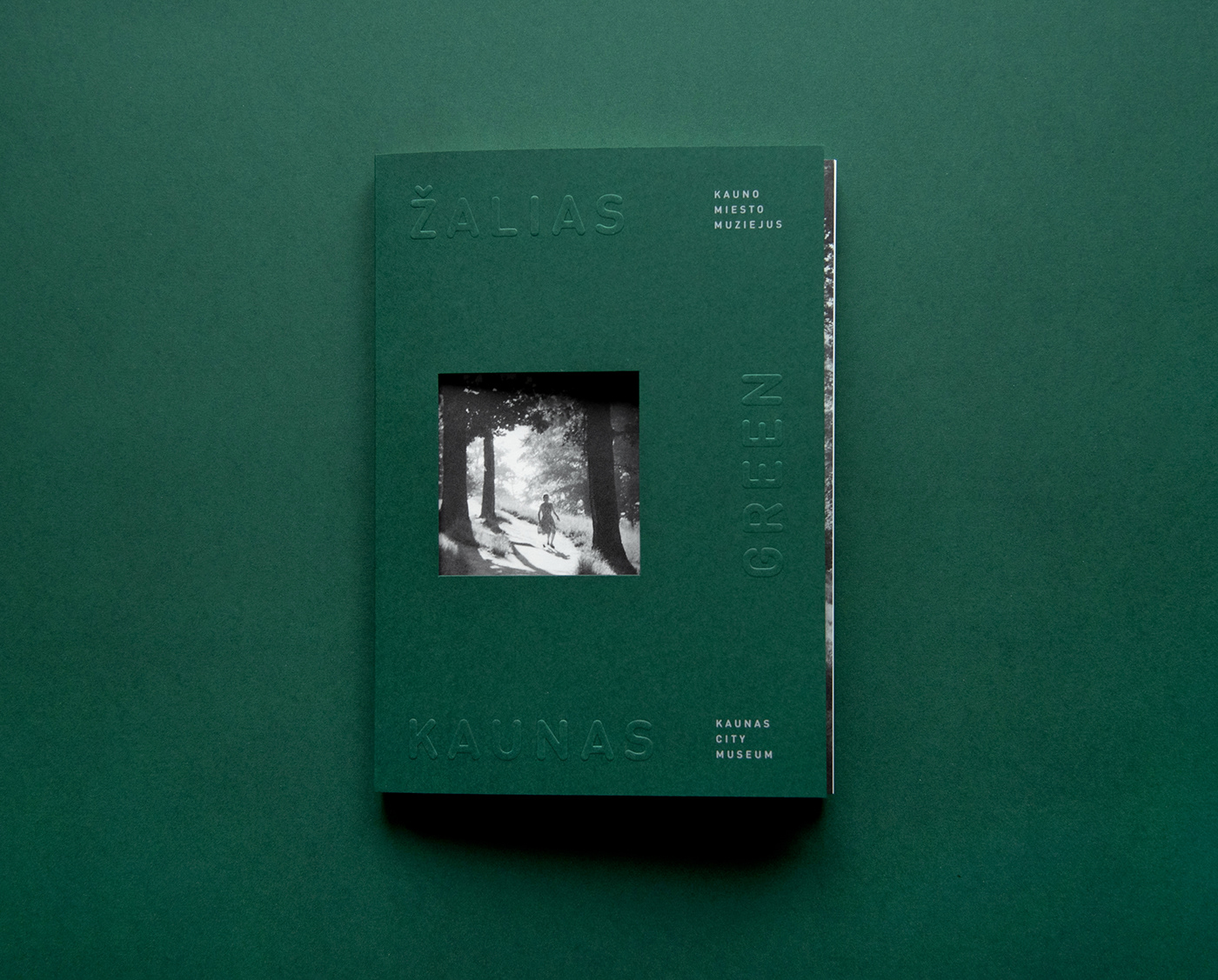 city embossing green notebook souvenir swiss binding book editorial Bookbinding Bookdesign