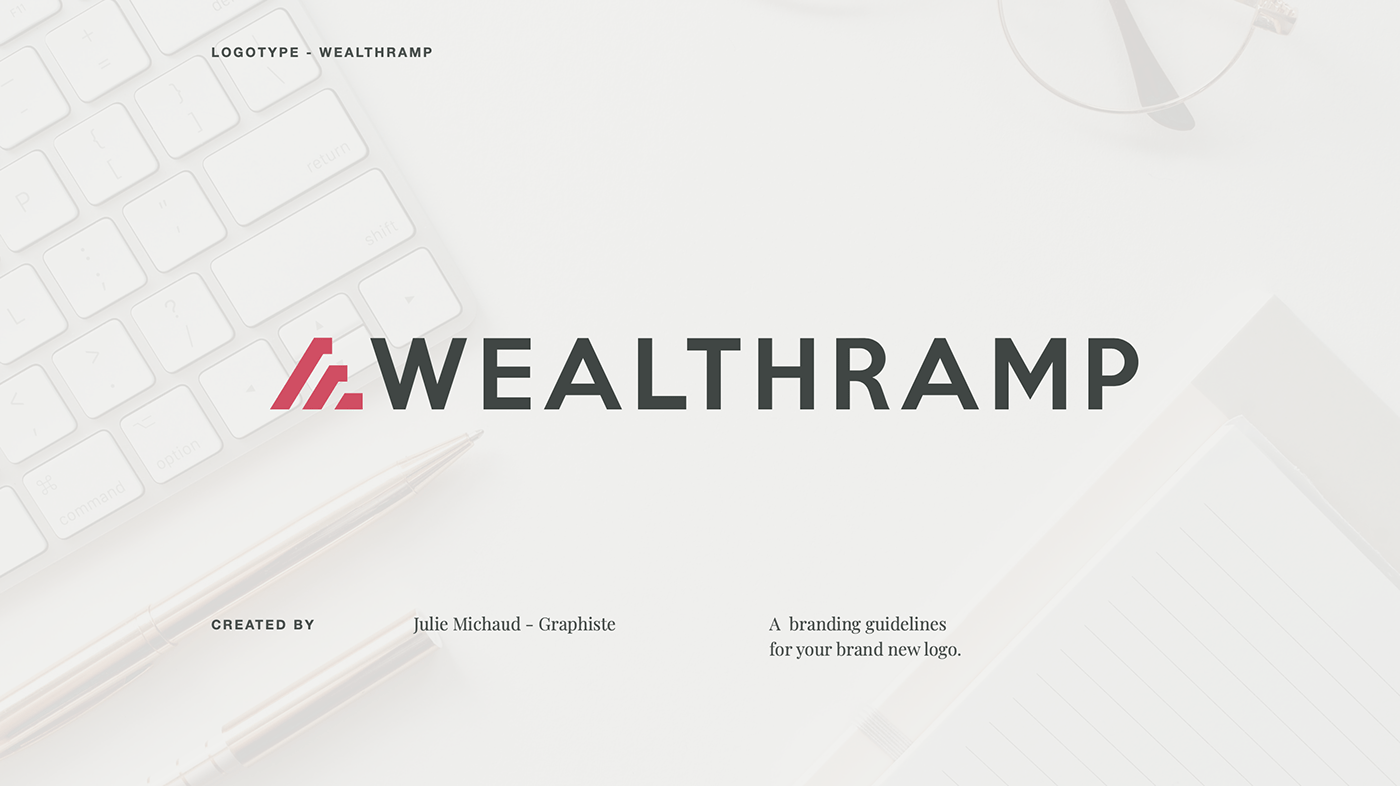 branding  finance guidelines Humanist logo logofolio Ramp Typeface wealth
