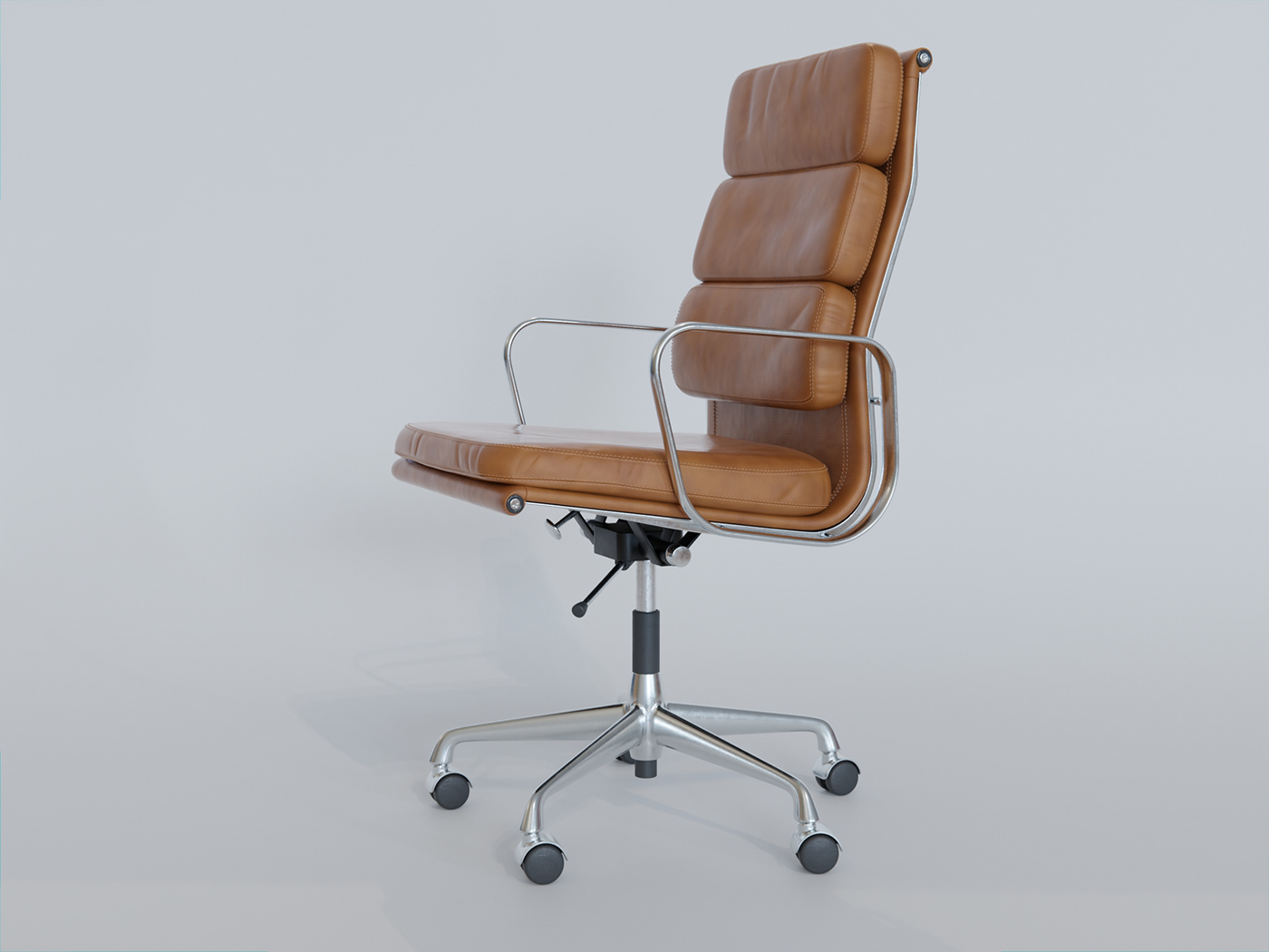 herman miller free 3D model armchair corona renderer vray blender chair Office