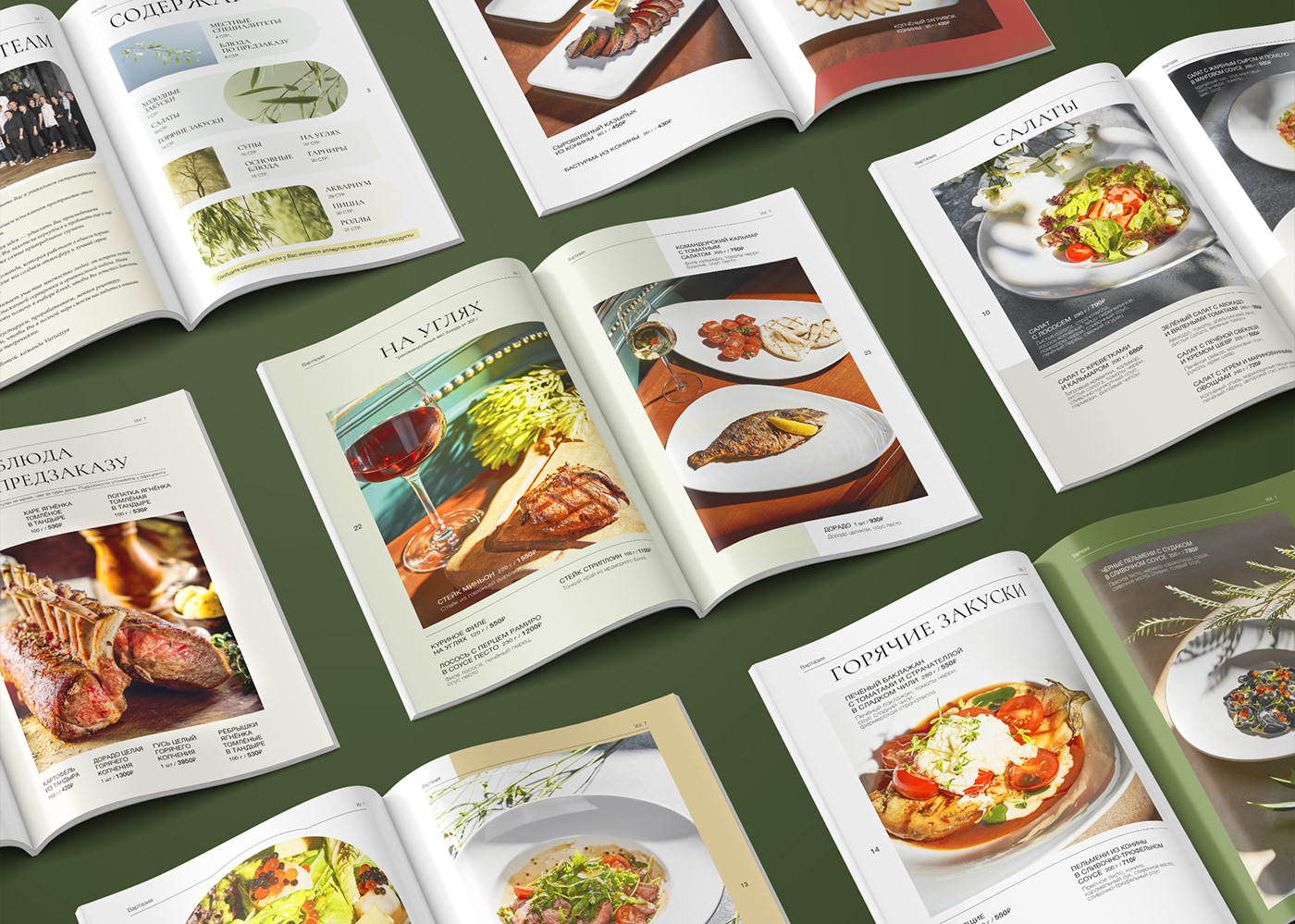 design menu restaurant Food  Photography  food photography Layout magazine menu design designer