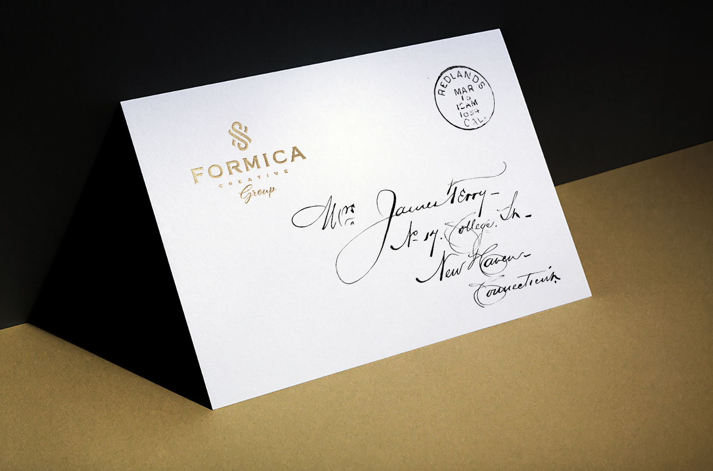 corporate identity Event agency formica monogram logo