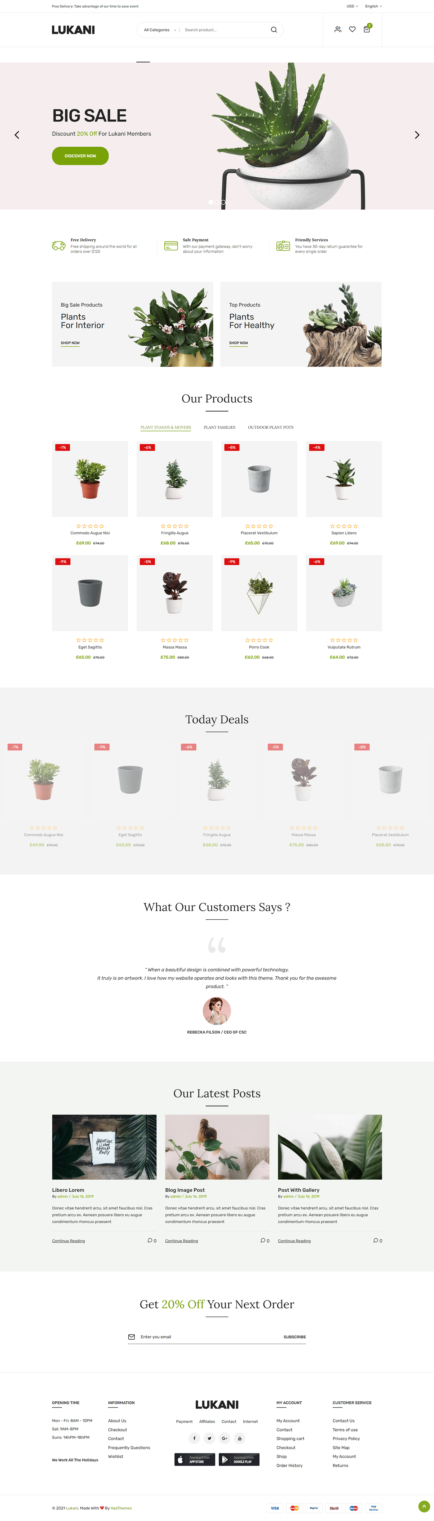 bootstrap4 ecommerce HTML flower shop online Interior Landscape Gardener Plant Shop Responsive trees plantation website template wood