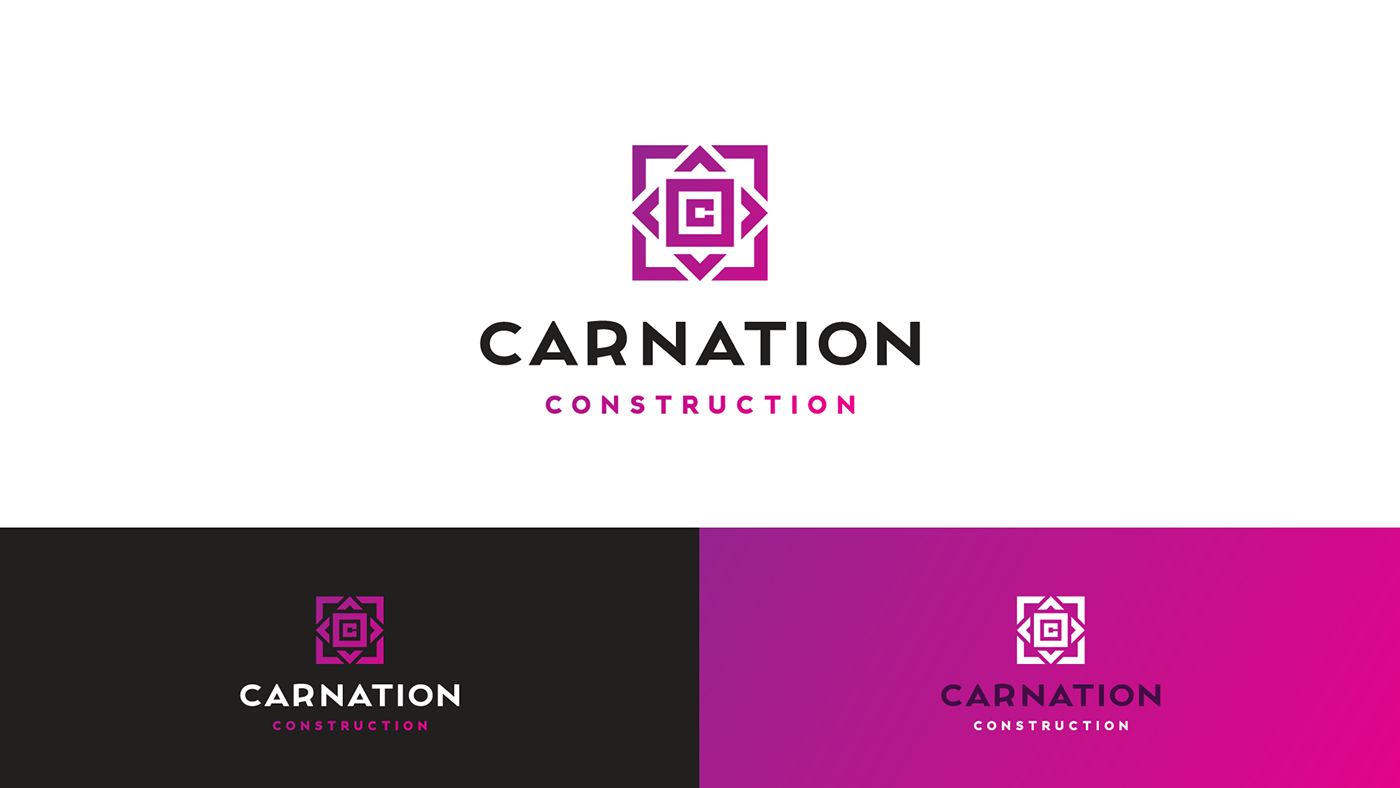 carnation construction company flower magenta