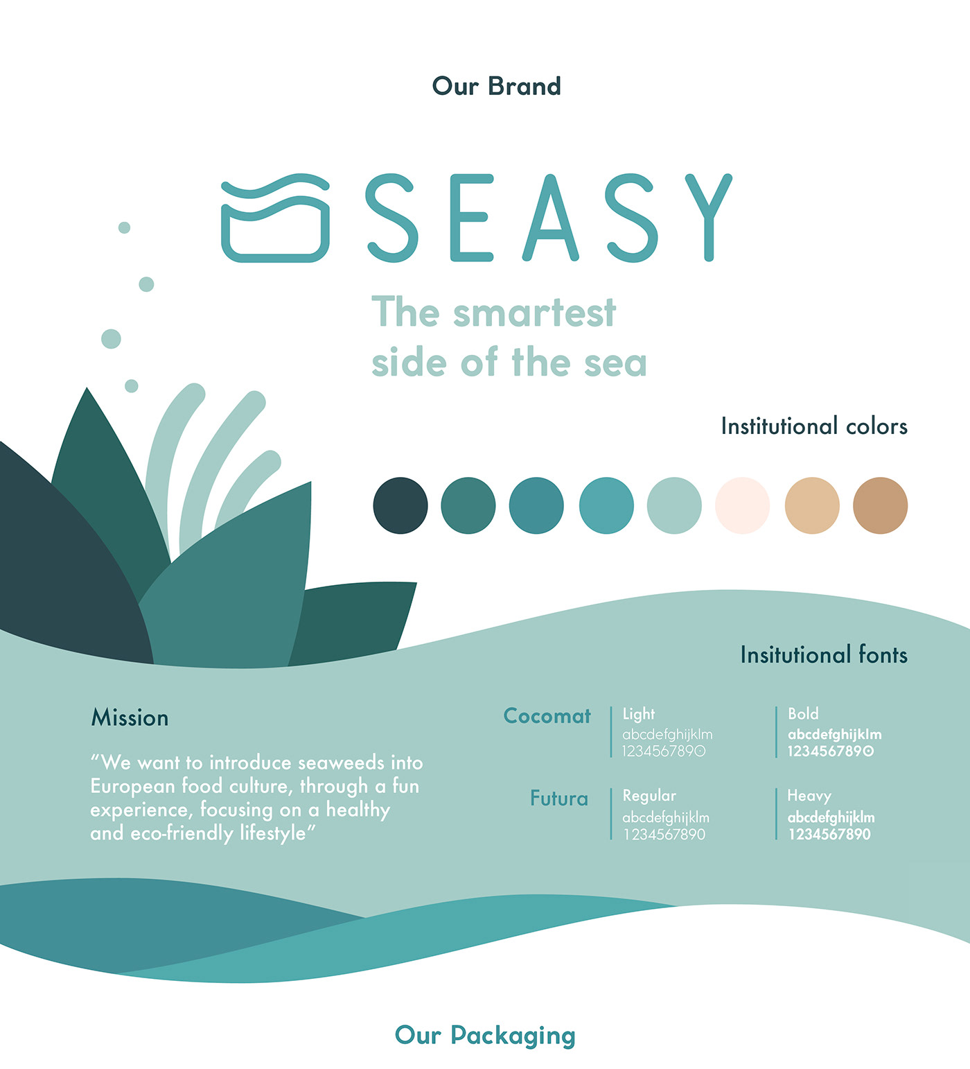 Packaging seaweed Food  cinema4d healthy 3D naba EPDA Seasy branding 