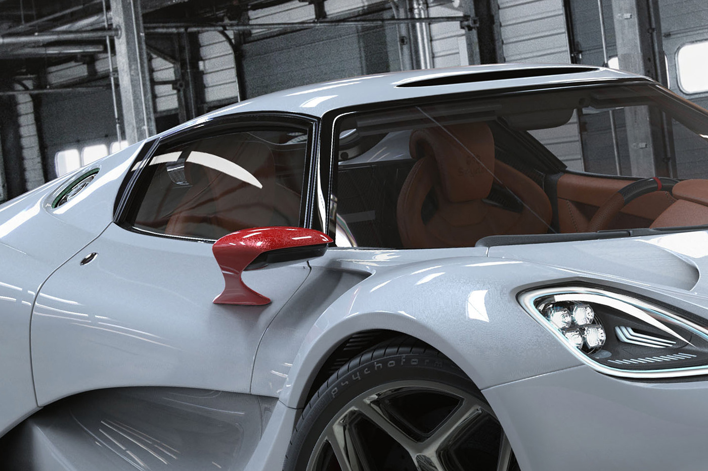 porsche 913 concept Porsche psychoform 3D CGI Automotive design